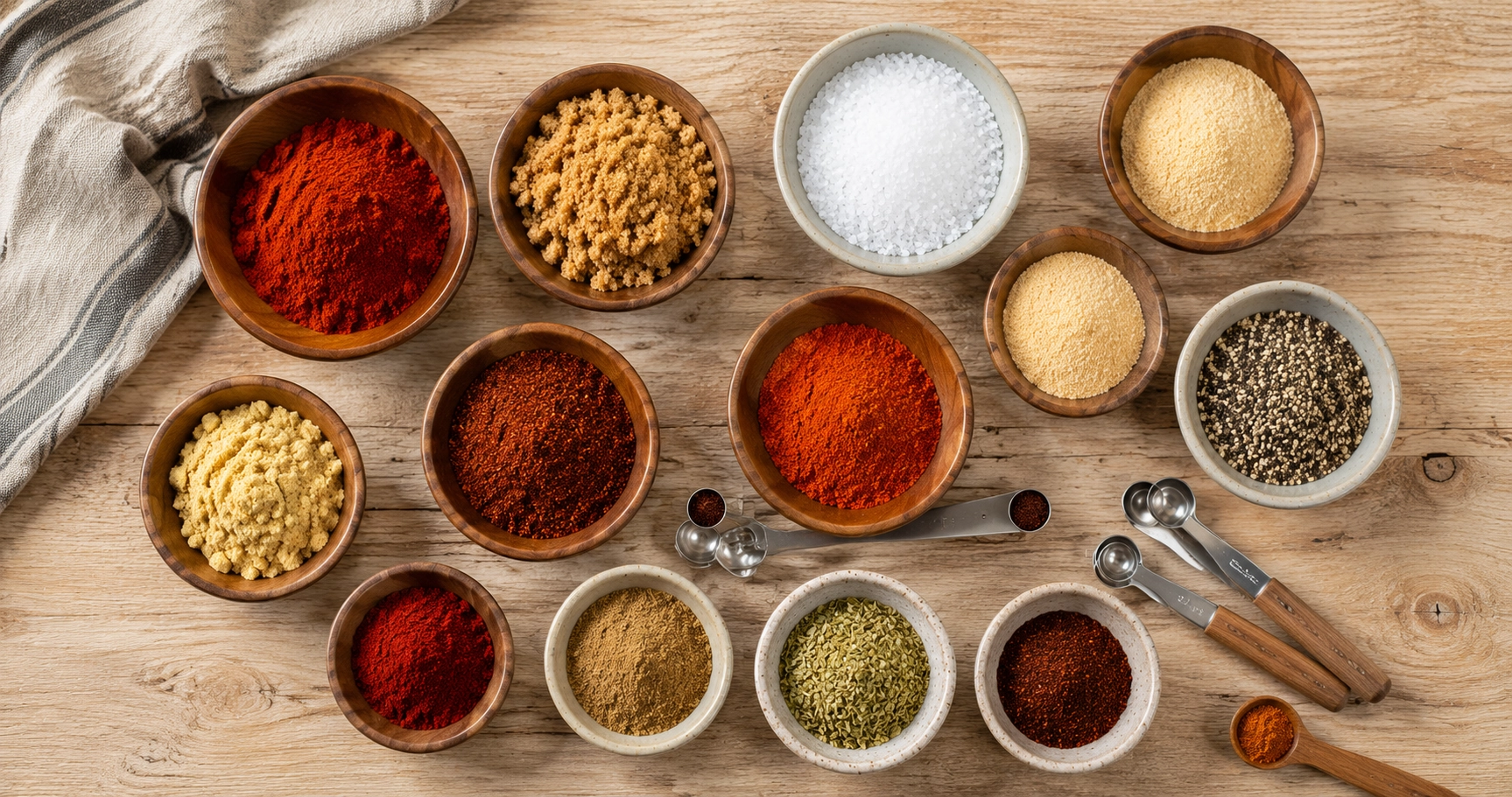 Homemade BBQ Rub Ingredients