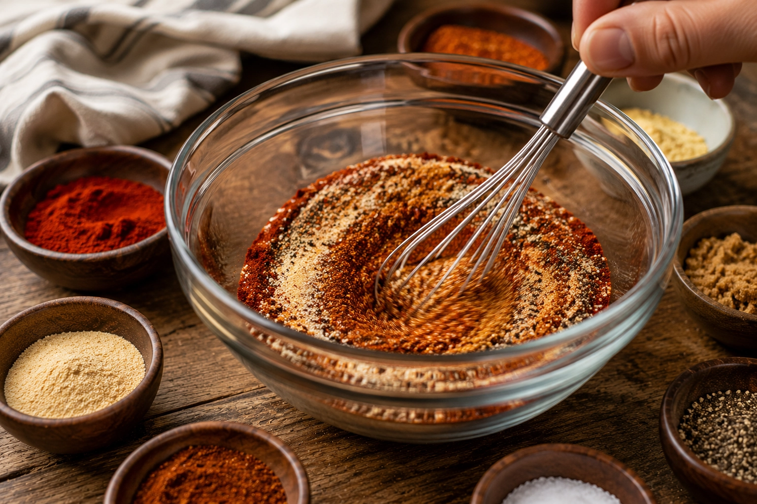 Homemade BBQ Rub in Bowl