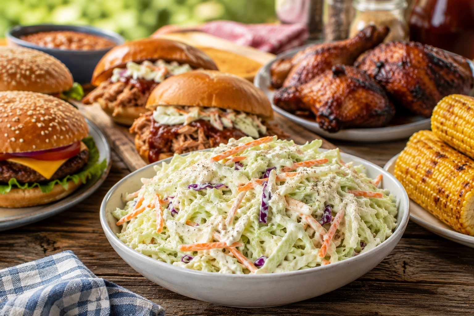Summer BBQ Picnic Spread