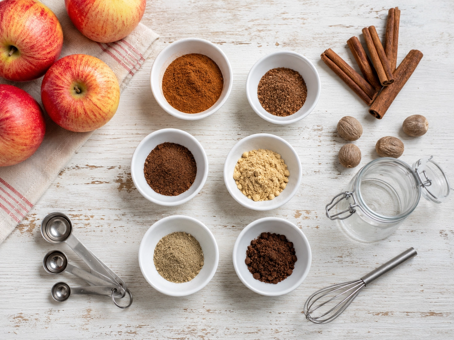 Rustic Autumn Spice Flat Lay