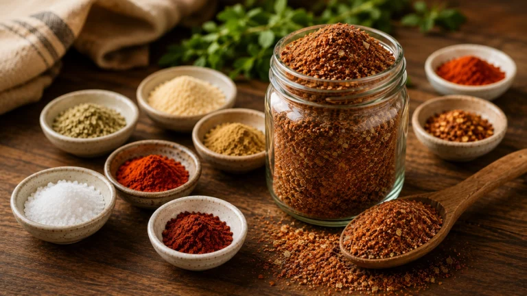Rustic spice blend still life