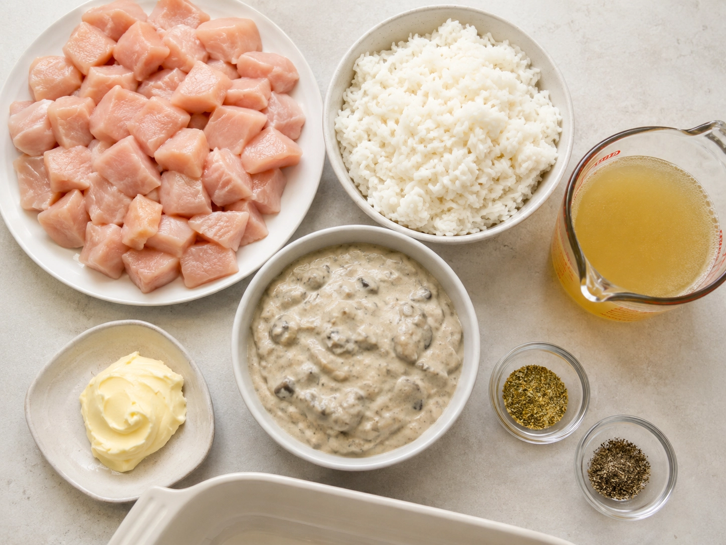 Chicken Rice Ingredients
