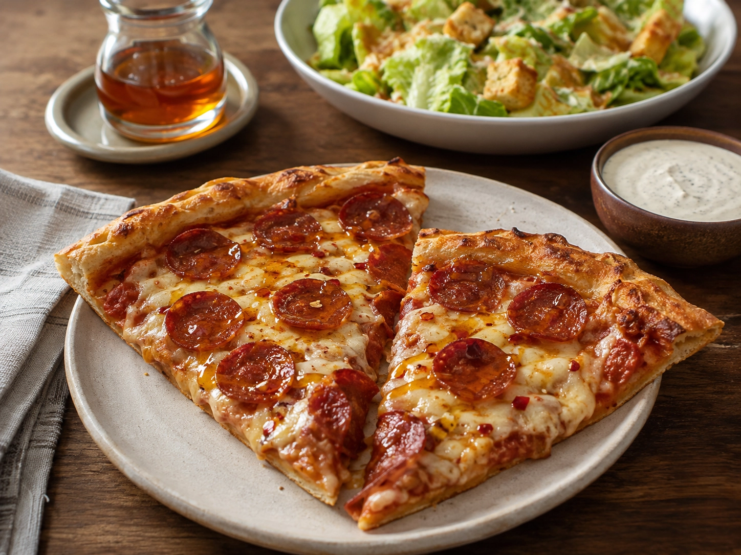 Cozy Pepperoni Pizza Feast
