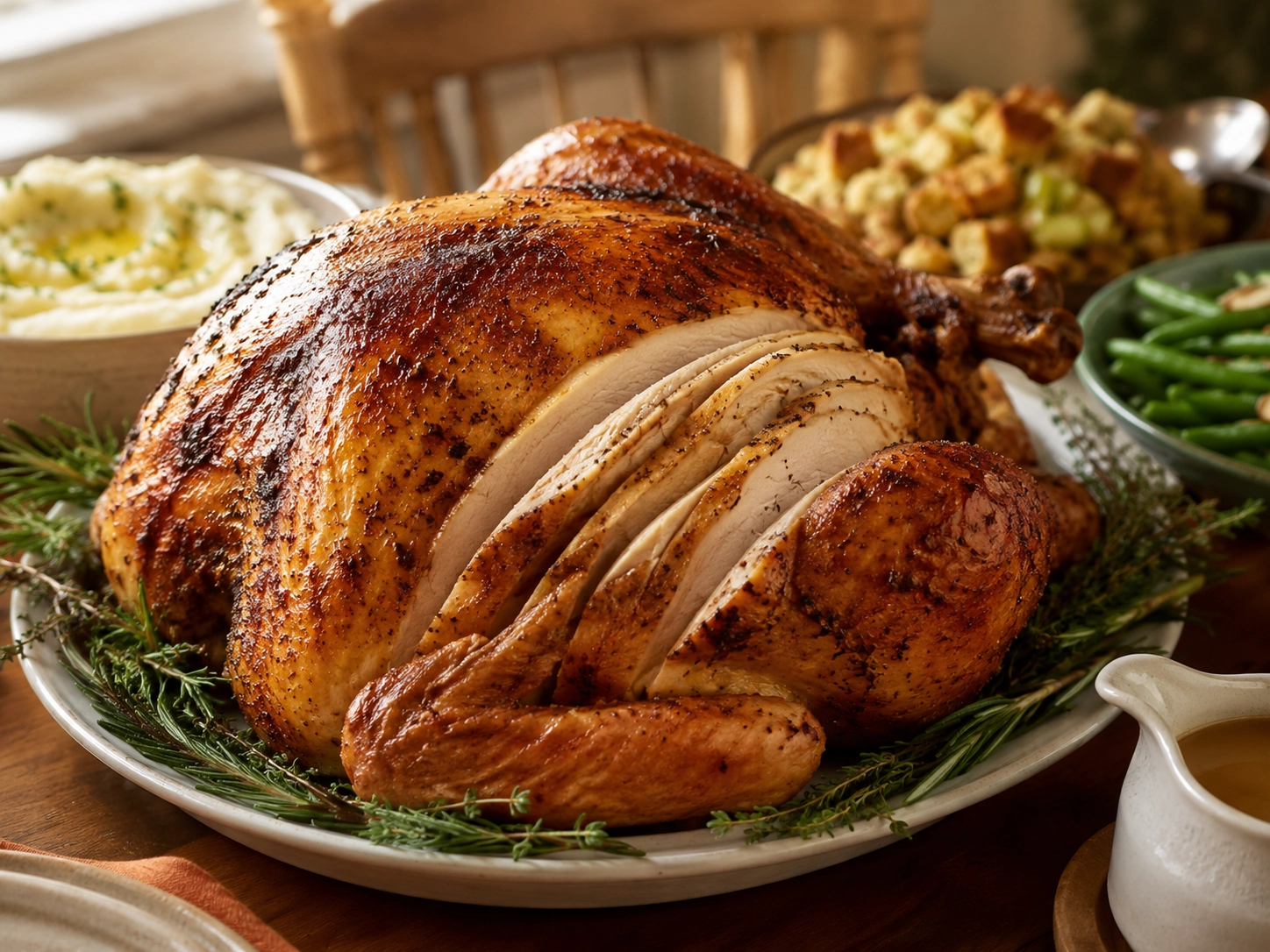 Golden Herb-Roasted Thanksgiving Turkey