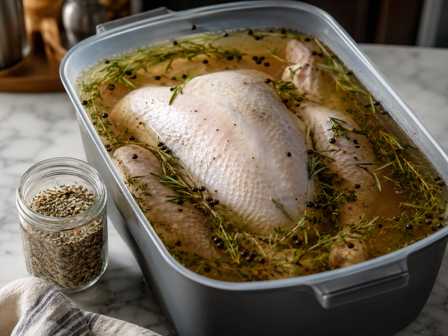 Herb-Infused Turkey Brine