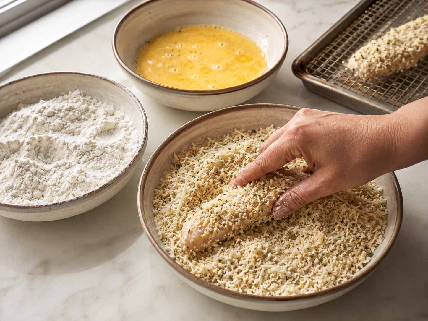 Panko Breading Station in Action