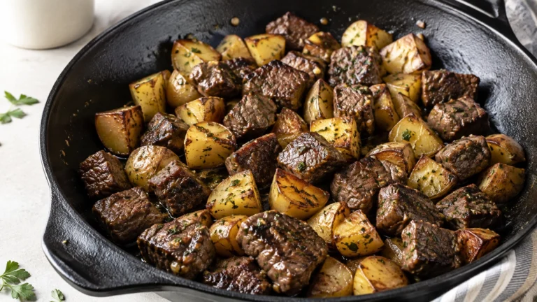 Rustic Skillet Steak and Potatoes